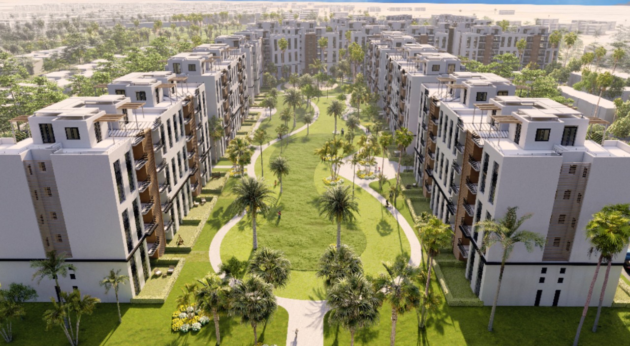 شقة للبيع في إيكو ويست الشيخ زايد