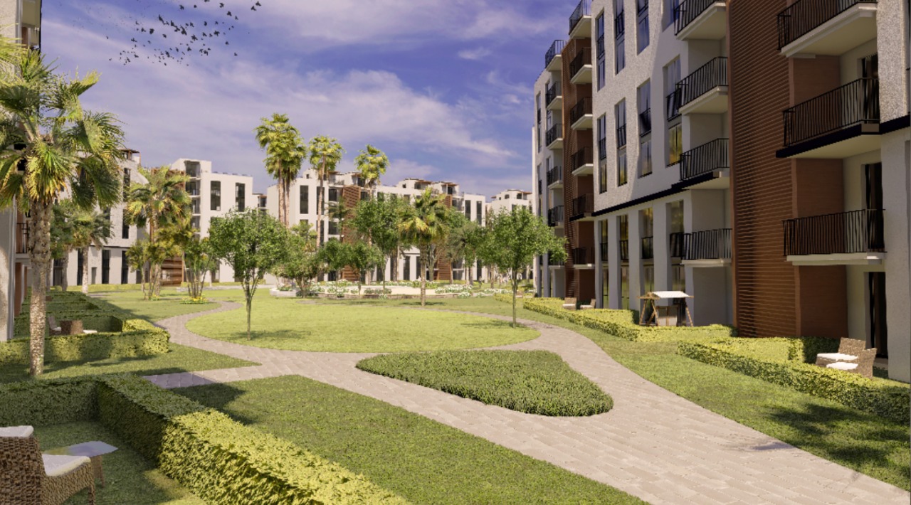 شقة للبيع في إيكو ويست الشيخ زايد