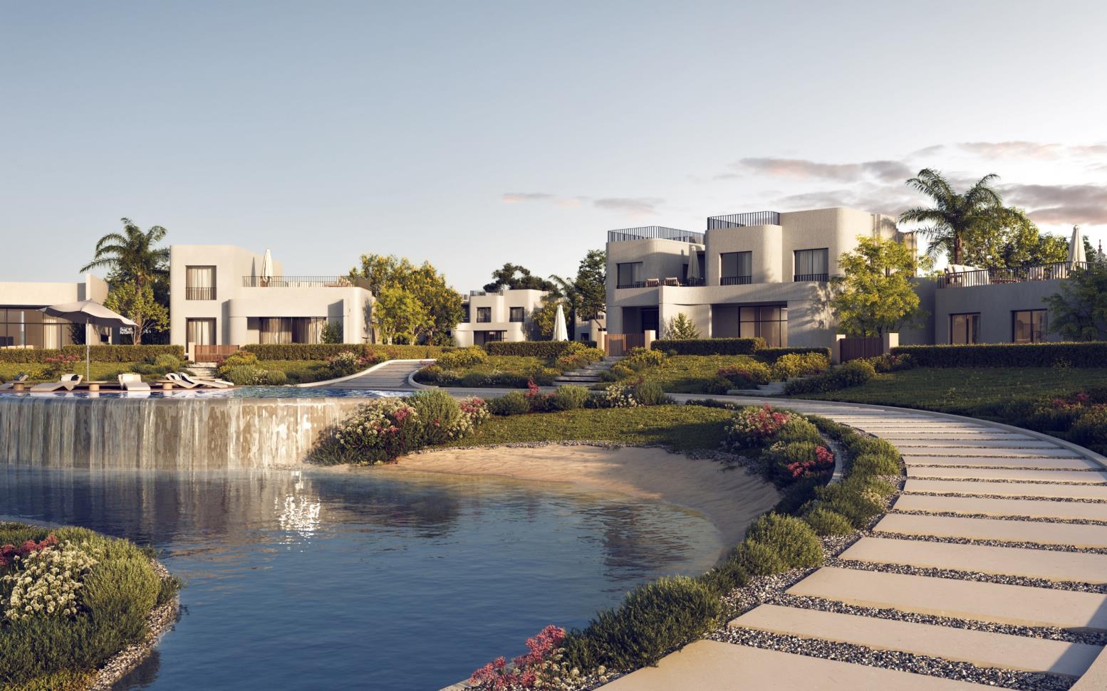 توين هاوس للبيع في أدين ٣ غرف في الغردقة من أوراسكوم مصر للتطوير العقاري