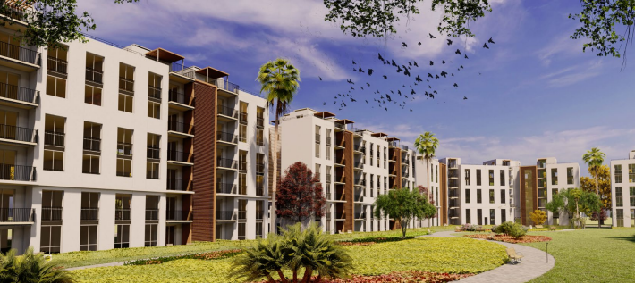 شقة للبيع في ايكو ويست الشيخ زايد