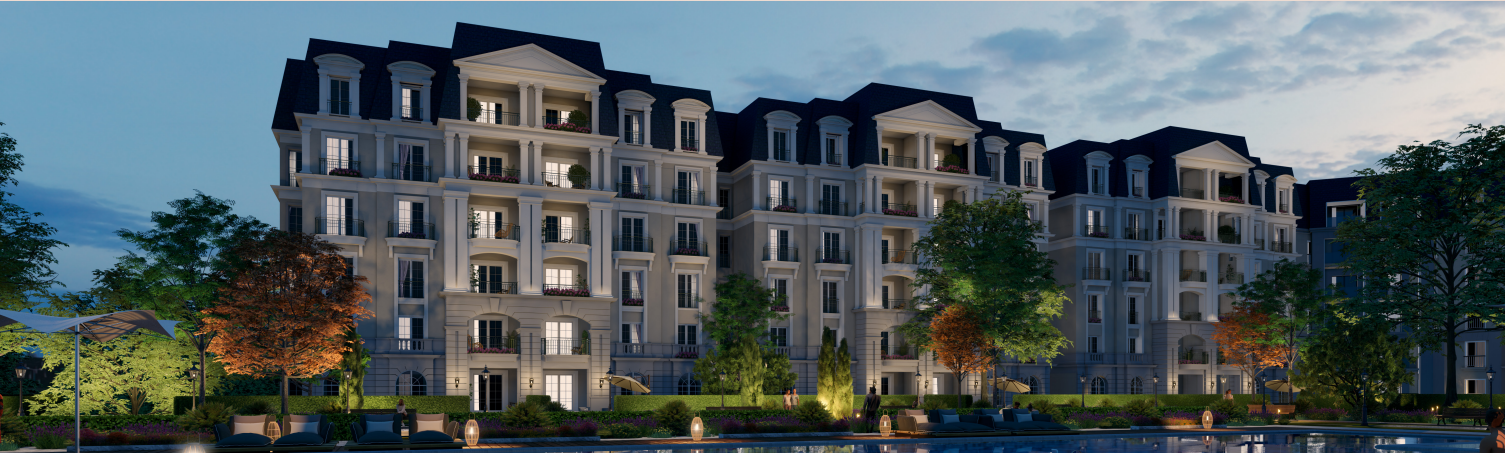 Apartment for sale in Nile Boulevard New Cairo 44203