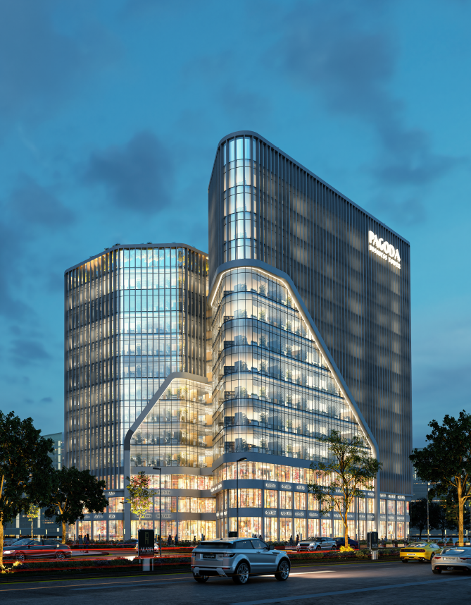 Retail for sale in Pagoda Business Complex New Capital City 39019