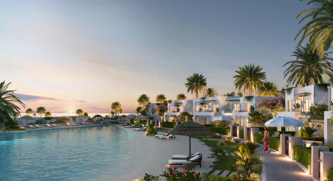 Townhouse for sale in Beach chalets - Seashore Ras El Hekma 68014