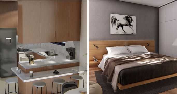 شقة للبيع في ايكو ويست الشيخ زايد