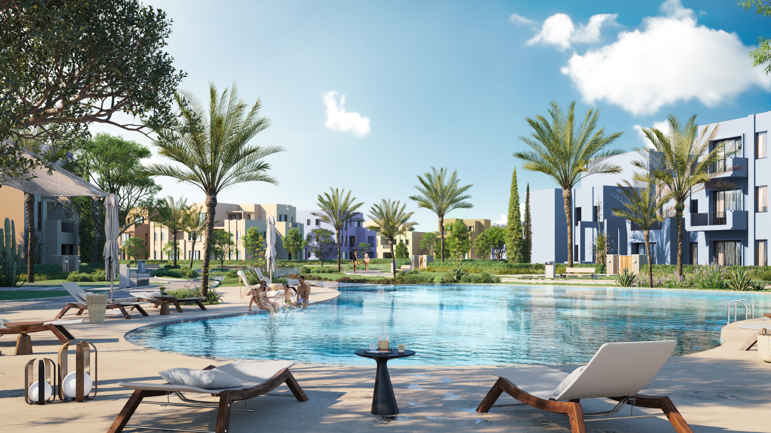 بينت هاوس للبيع في دووا ٣ غرف في الغردقة من أوراسكوم مصر للتطوير العقاري