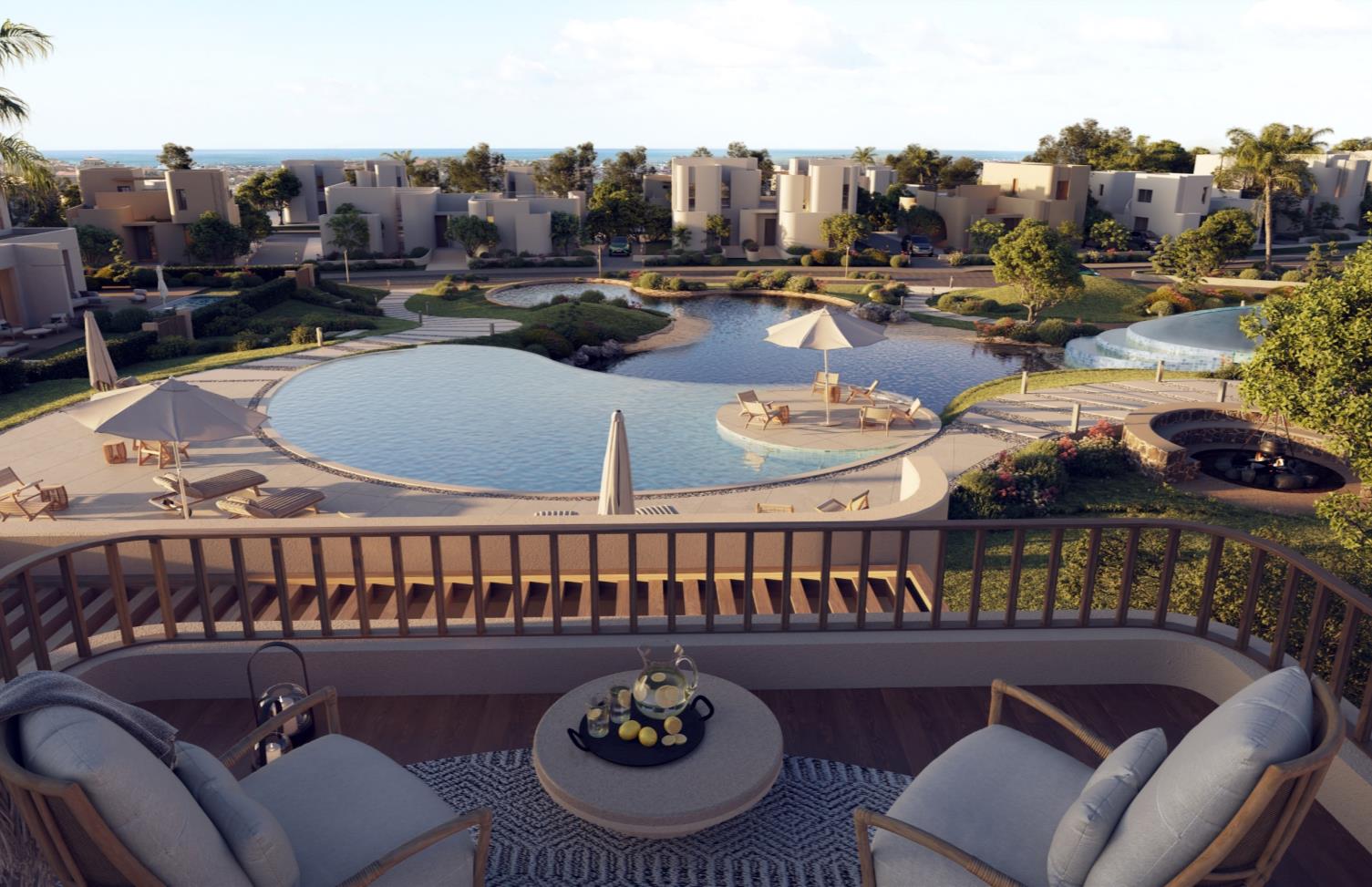 توين هاوس للبيع في أدين ٣ غرف في الغردقة من أوراسكوم مصر للتطوير العقاري