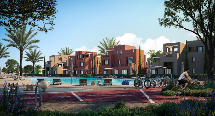 شقة للبيع في دووا ٣ غرف في الغردقة من أوراسكوم مصر للتطوير العقاري