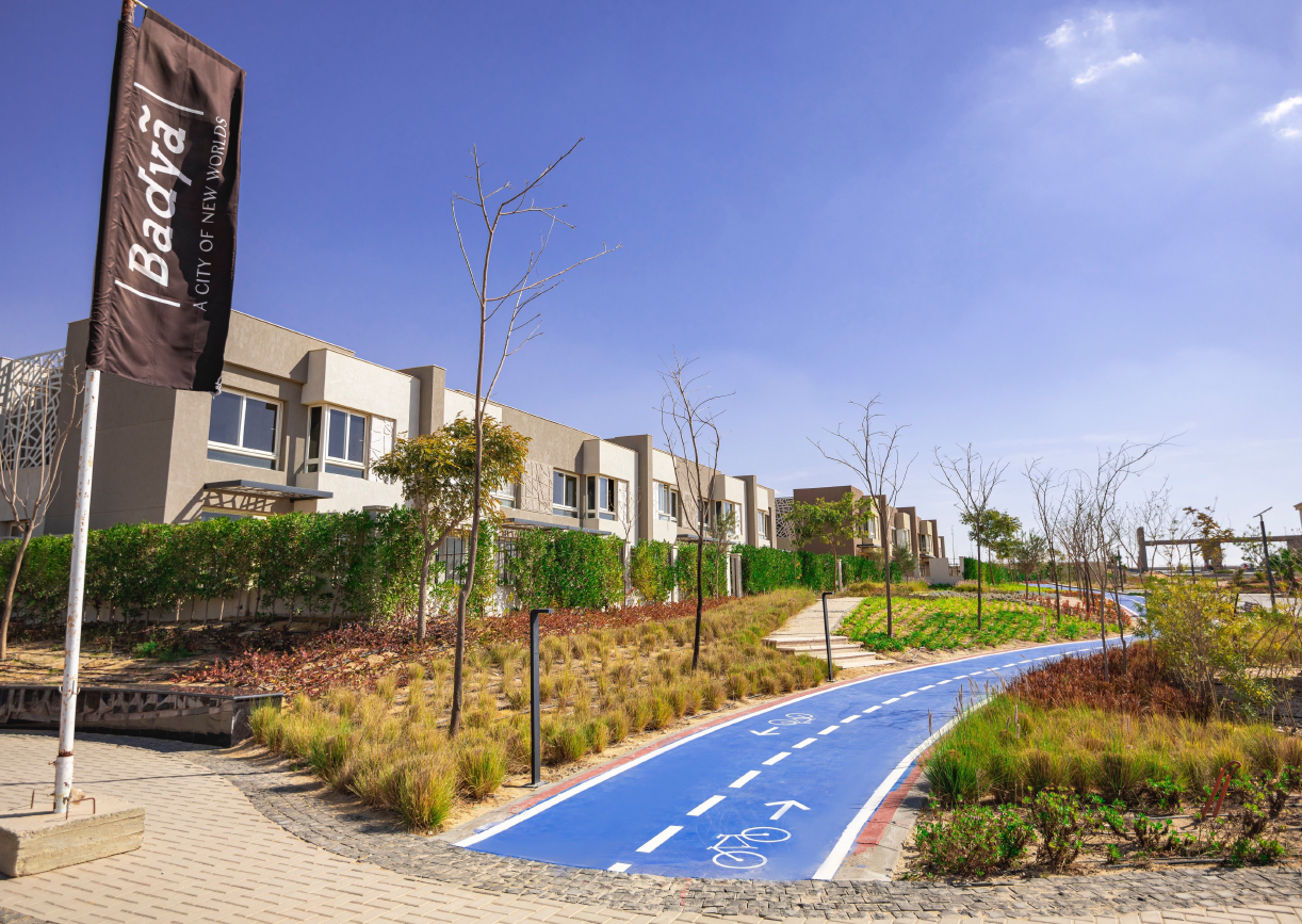 تاون هاوس للبيع في بادية ٣ غرف في مدينة السادس من أكتوبر من بالم هيلز للتطوير العقاري